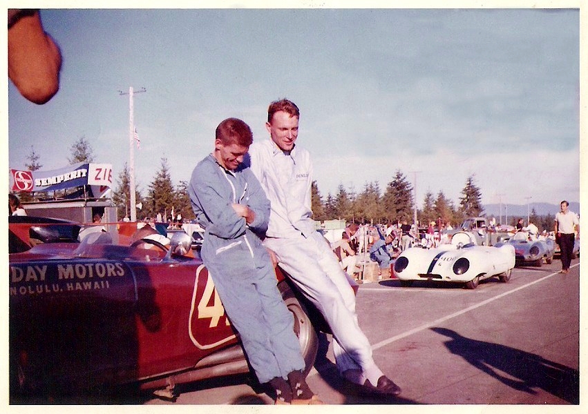 Dave MacDonald debuts the new Corvette Special at Cotati Raceway and wins going away